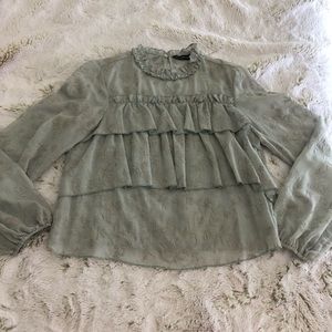 Zara Ruffle Blouse